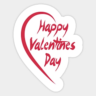 Happy valentines Day Sticker